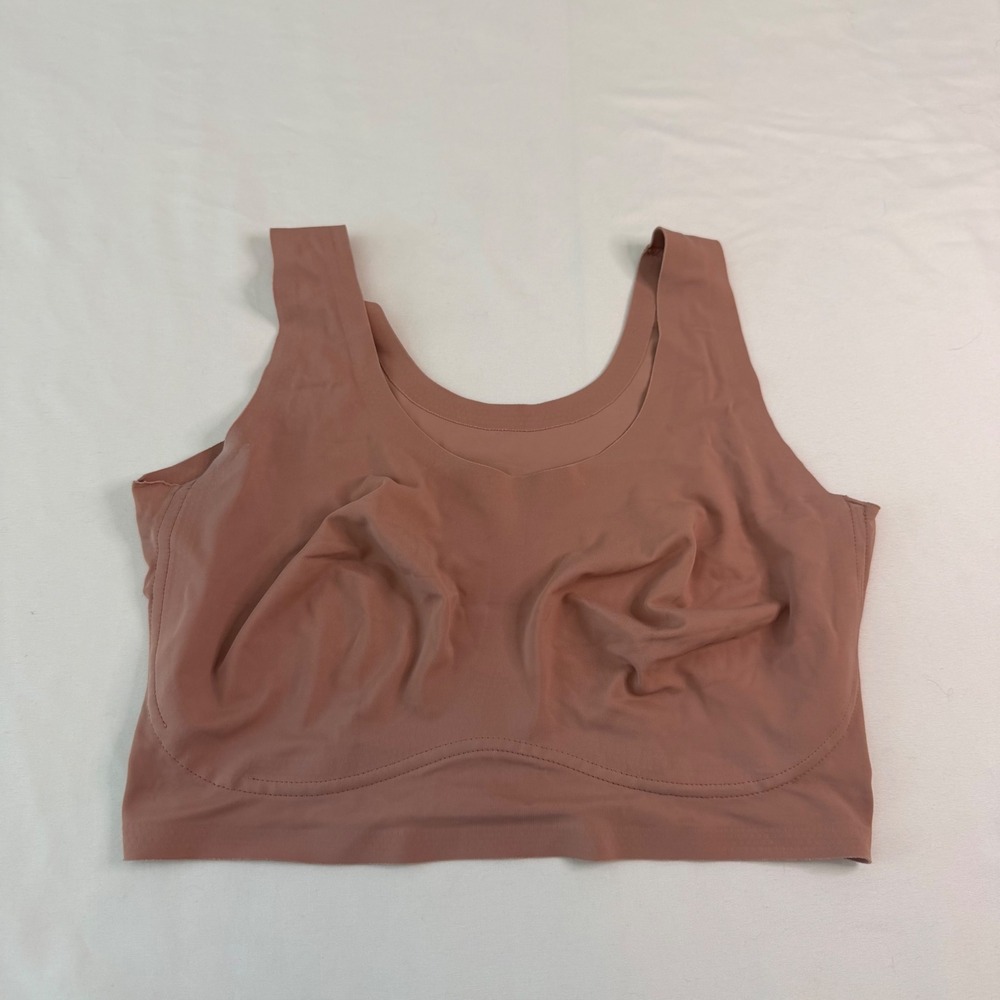 True & Co True Body Lift Scoop Neck Bra Full Cup Mauve Pink Size Medium M